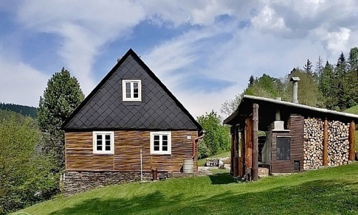 Chata 33 u řeky Opavice - Holčovice - Jeseníky