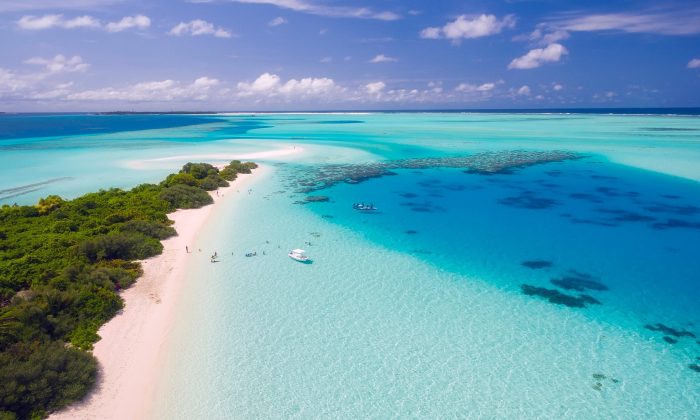 Maledivy - ostrov