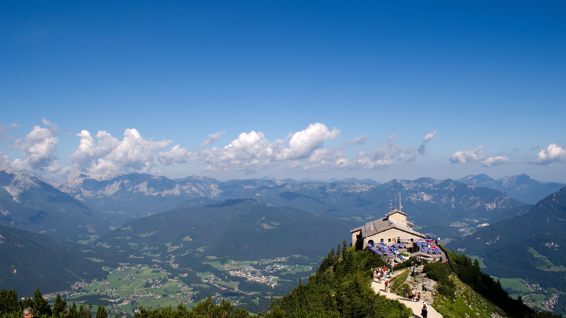 Kehlsteinhaus - výhled 2