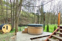 Wellness chatička Těšíkov - bazén a sauna