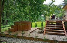Wellness chatička Těšíkov - bazén a sauna