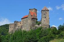 hrad Hardegg, Rakousko, turistika, středověk, Podyjí