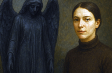 Iowa, příběh, černý anděl, socha, historie