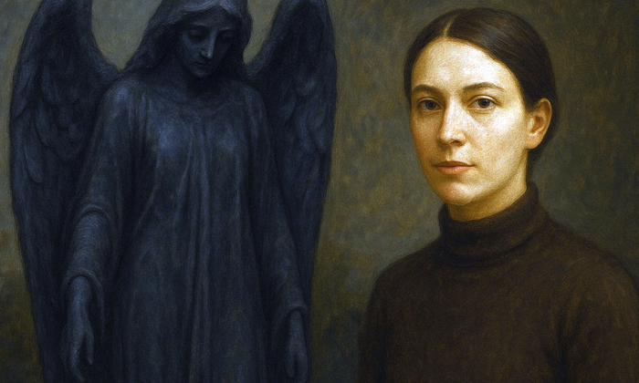 Iowa, příběh, černý anděl, socha, historie