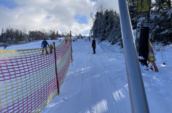 Lyžování na Trojáku