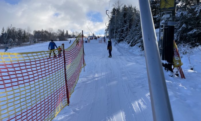 Lyžování na Trojáku