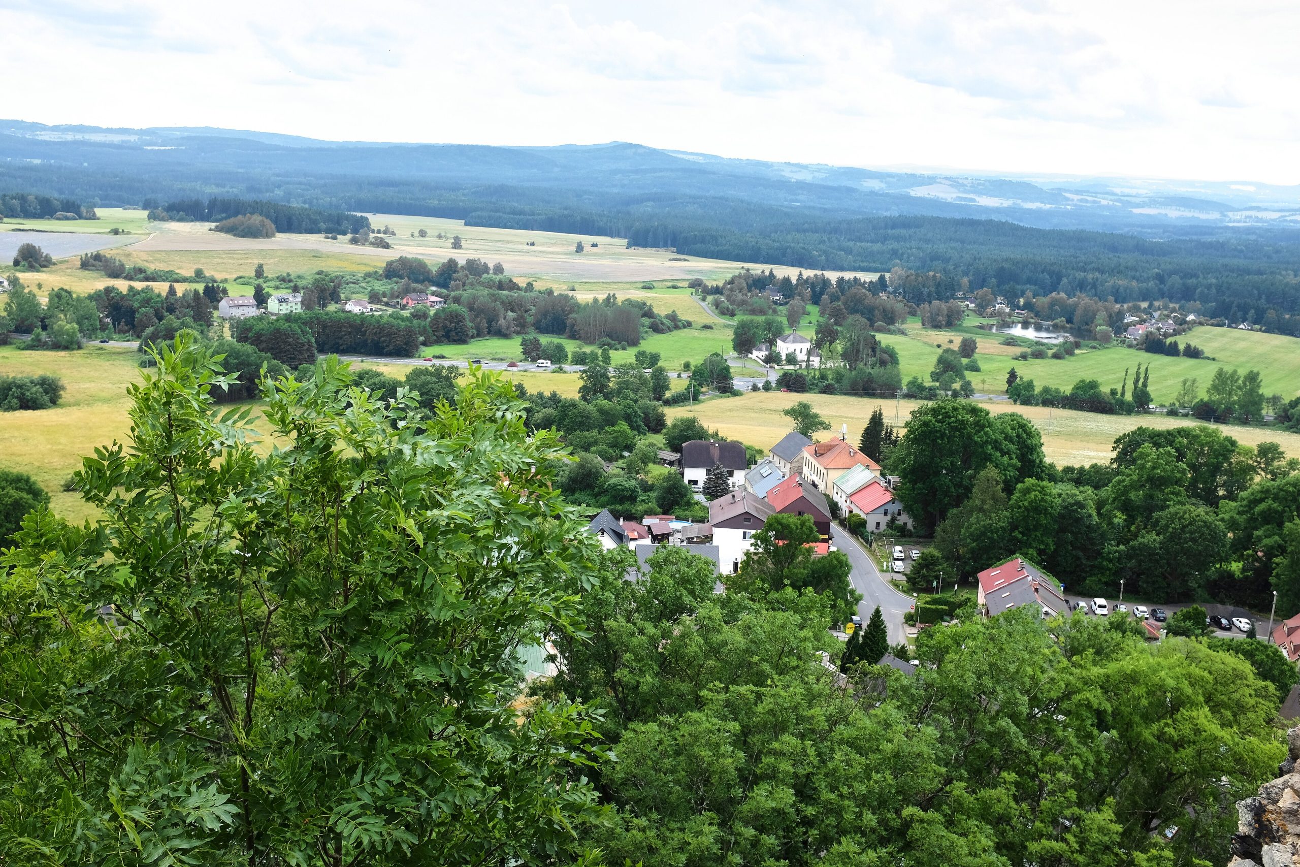 Andělská Hora výhled