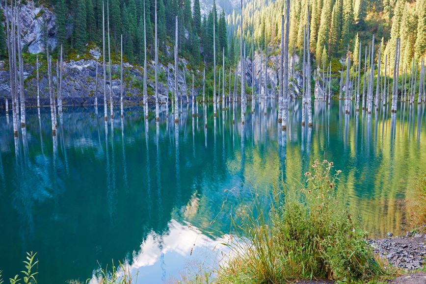 Jezero v Kazachstánu